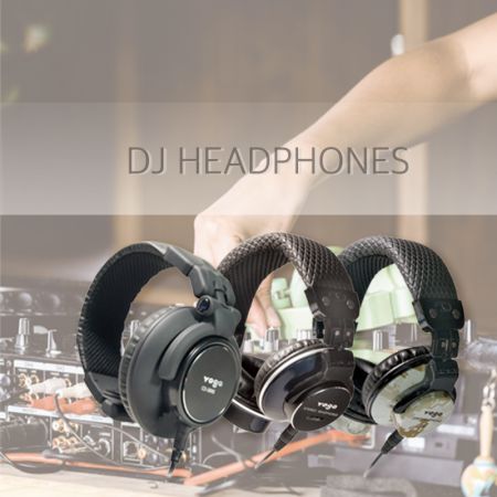DJヘッドフォン - DJヘッドホンのデザイン。